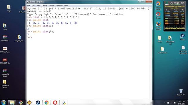 PYTHON 2.7 Tutorial Bahasa Indonesia - [8] LIST Pt.2 смотреть онлайн