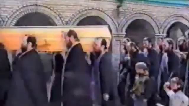 Пострижен Ангелами в схиму: отпевание схииеродиакона Ильи в Никольской обители. смотреть онлайн