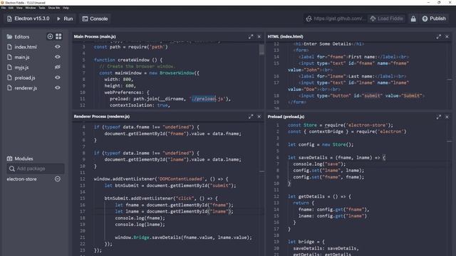 Electron Tutorial - How to easily test & run your code using Electron Fiddle смотреть онлайн