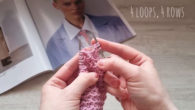 Буклированный узор спицами?knitting pattern. смотреть онлайн