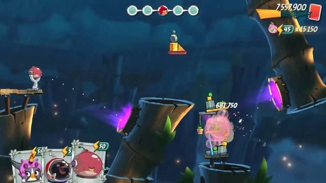 Злые птички против боссов свиней, обзор прохождения 230 уровня игры Энгри Бердз 2 | Angry Birds 2 смотреть онлайн