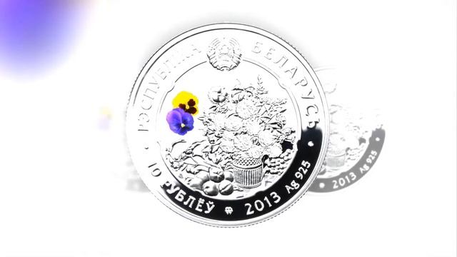 Монеты "Красота цветов" - серебряное очарование! смотреть онлайн