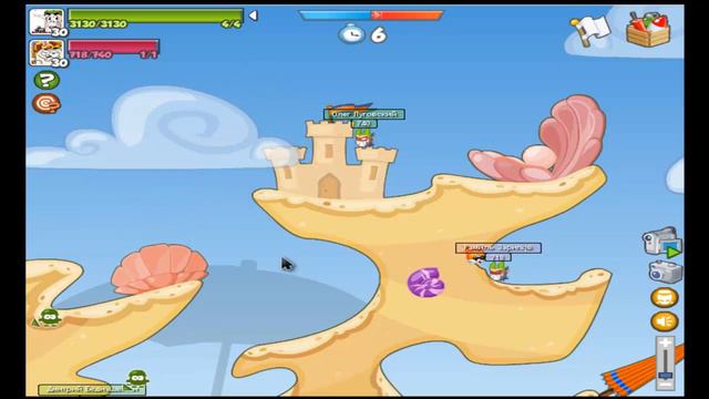 Вормикс тактика - карта пляж! смотреть онлайн