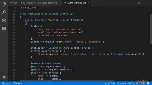 Web Development with Angular and PHP: Registration| packtpub.com смотреть онлайн