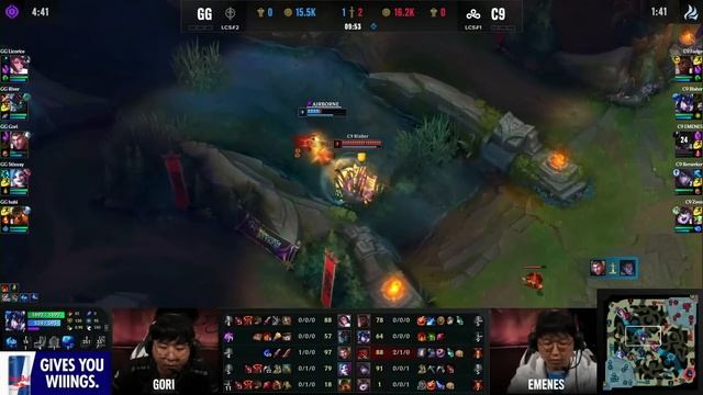 GG Vs C9 - Game 1 | Round 2 LoL MSI 2023 Main Stage | Golden Guardians Vs Cloud 9 G1 Full Game