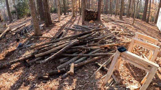 Заготовки Древесины для Проектов Своими Руками с Нашего Леса | Применяем Самодельные Козлы смотреть онлайн
