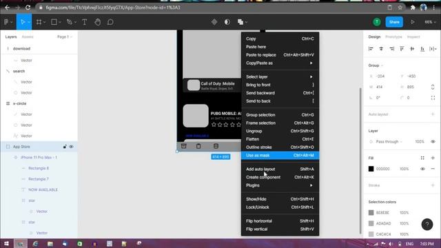 Figma App Store Design | UI/UX (Prototype,Export) смотреть онлайн