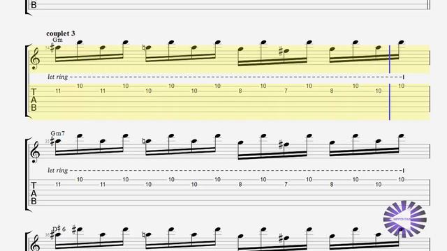 【Guitare】Que je t'aime - Guitar tablature & chords & tutorial tab譜〚Johnny Hallyday〛 by NipponTAB смотреть онлайн