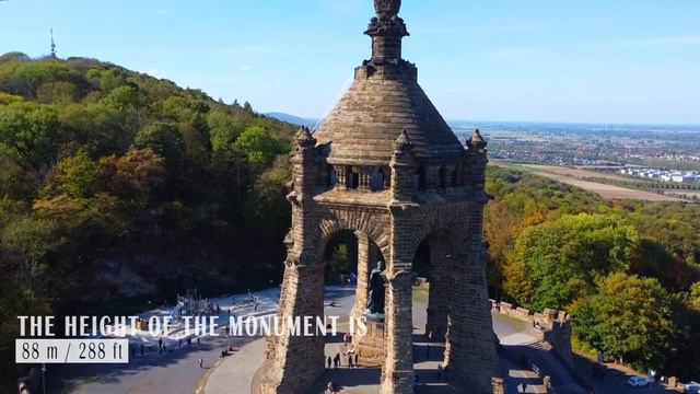 Emperor William Monument DJI Drone | Aerial View | Kaiser Wilhelm Denkmal | Drohnenflug Deutschland смотреть онлайн