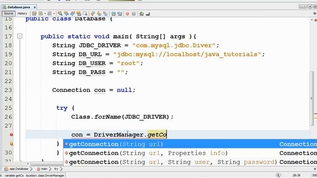 Java MySQL Database Tutorial - 2 - How To Connect With MySQL Database - Hindi смотреть онлайн