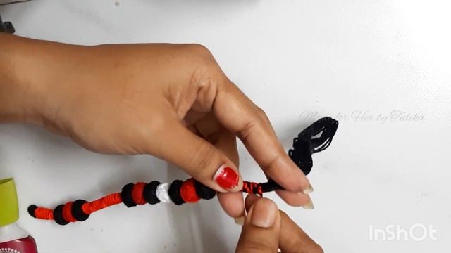 How to Make Cotton Thread Dori for Necklace || Necklace Dori Making || Jewelry Tarcel Making смотреть онлайн