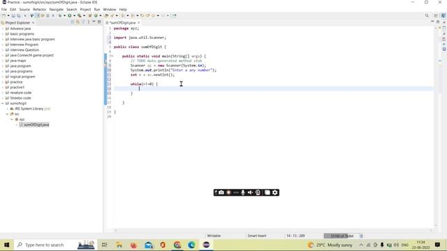 Java program to find Sum of Digits | #coding смотреть онлайн