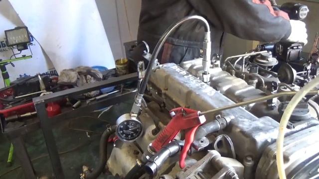 Проверка компрессии в двигателе D4CB 2456338 Sorento 145 л.с. CRDI смотреть онлайн