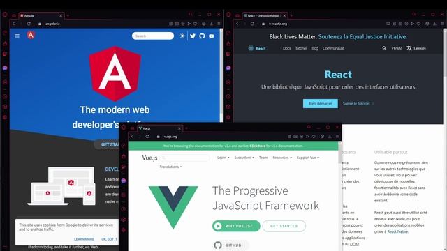 Angular ReactJS VueJS смотреть онлайн