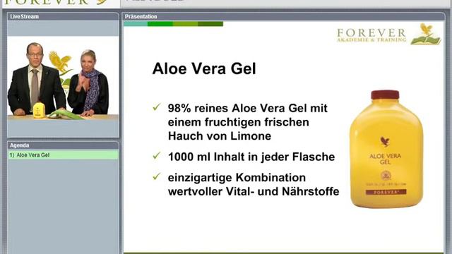 FLP Getränk aus Aloe Vera Gel von feinsten Forever Living Products Germany смотреть онлайн