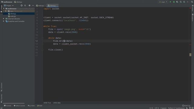 ОТПРАВЛЯЕМ КАРТИНКУ ЧЕРЕЗ СОКЕТЫ | Python 3, Питон 3 смотреть онлайн