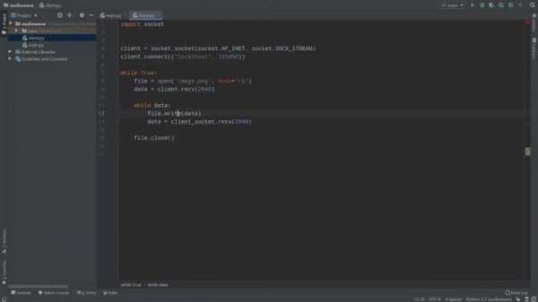 ОТПРАВЛЯЕМ КАРТИНКУ ЧЕРЕЗ СОКЕТЫ | Python 3, Питон 3