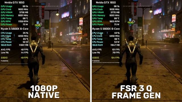 AMD FSR 3 FG Mod - GTX 1650 - Test in 8 Games смотреть онлайн