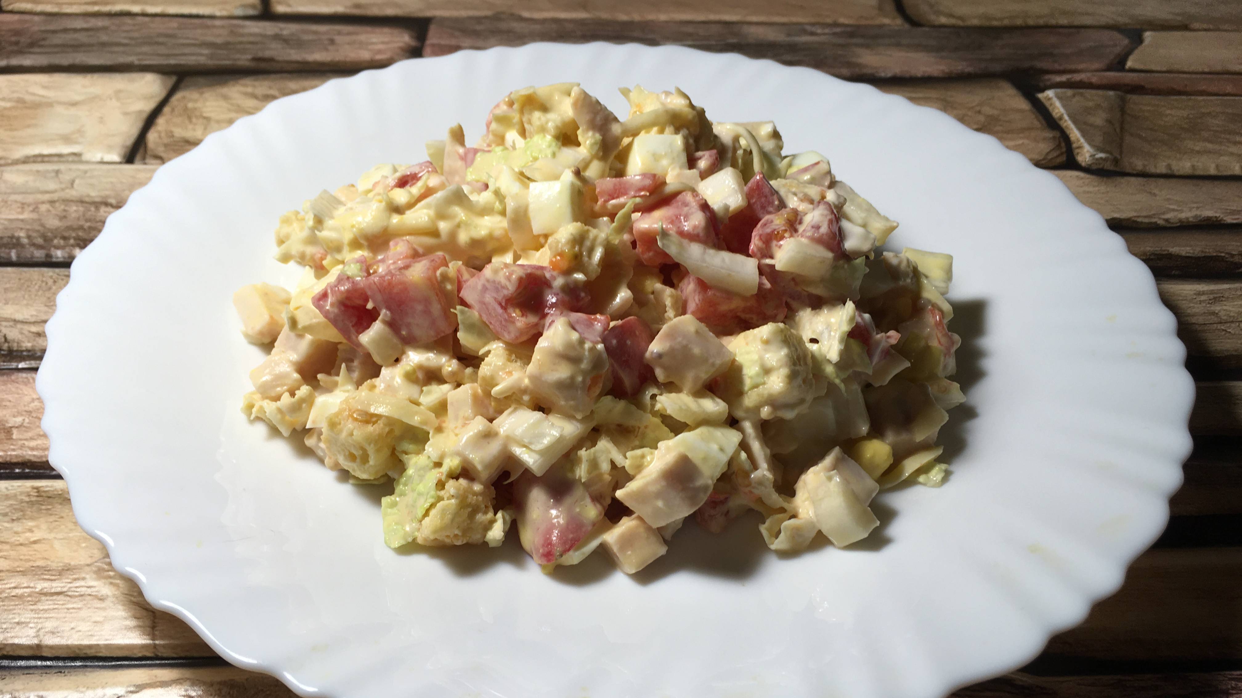Сочный и вкусный салат "Фантазия" смотреть онлайн