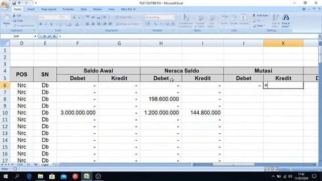 #NERACA_LAJUR - Neraca Lajur | Akuntansi Berbasis Excel Part III смотреть онлайн