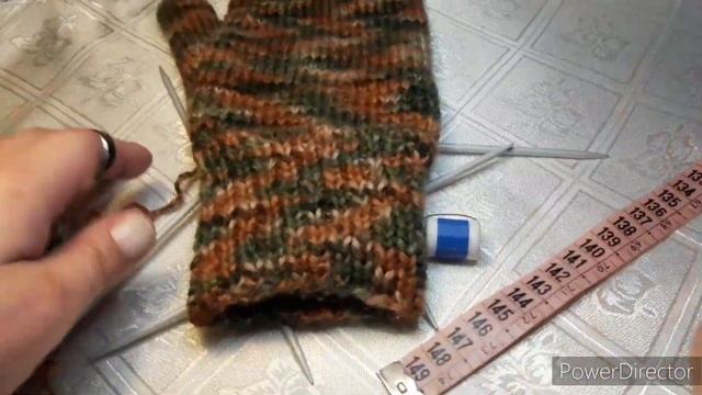 МК.❄? Самые простые?❄ ❄?ВАРЕЖКИ СПИЦАМИ?❄. Мужские . Попетельный МК . Часть 1. смотреть онлайн