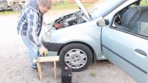 Пуско-зарядное (пусковое) устройство powerbank High-Power TM15 600А. Демонстрация работы.