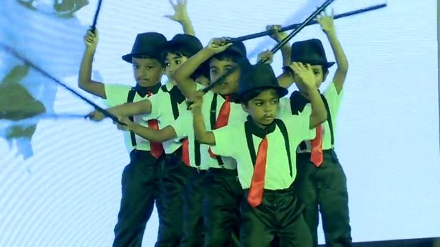 Charlie Chaplin Dance by Kids | Kudos Play School 2019 Annual Day | Santoshpuram смотреть онлайн