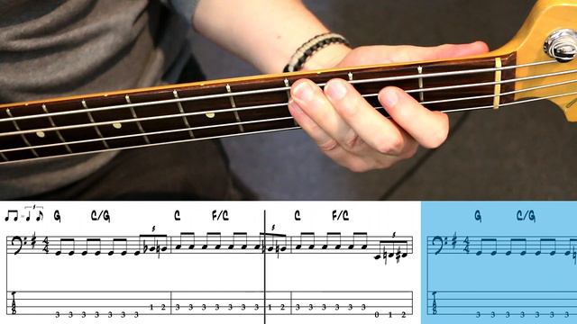 ZZ Top - Jesus Just Left Chicago (Bass cover with tabs) смотреть онлайн