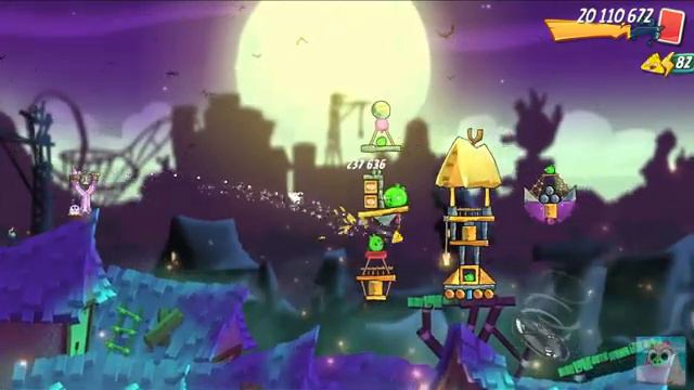 Angry Birds 2. Level/Уровни 736-740 + БОСС.