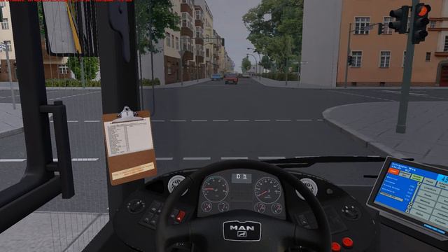 Omsi 2. Stadtedreieck 3.2. Маршрут 34. смотреть онлайн