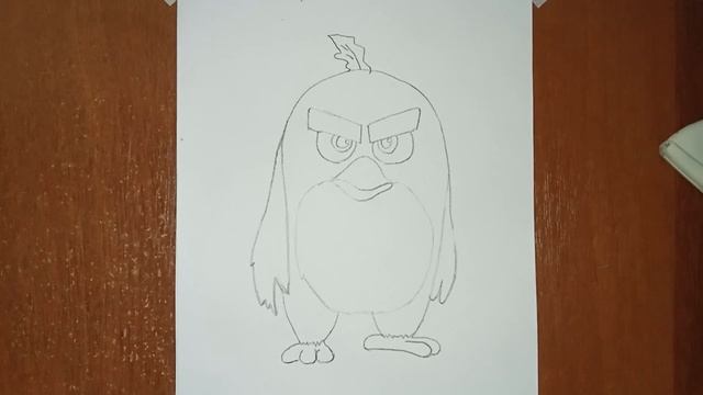 Рисуем вместе персонажа из мультфильма Злые Птички-Ред смотреть онлайн