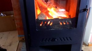 Печь-камин «Бранденбург» .Два с половиной часа топки.