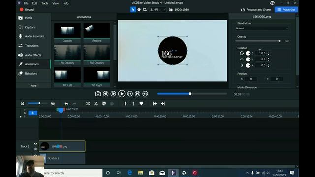 Logo Animation using ACDSee Video Studio 4. смотреть онлайн