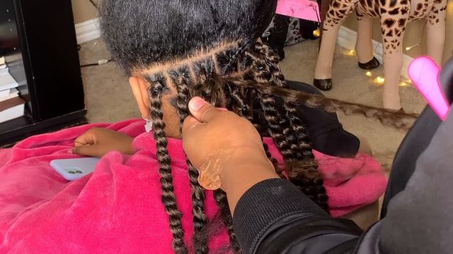 Passion Twist Tutorial | •New Wrapping Method| •Braidsbytyti смотреть онлайн