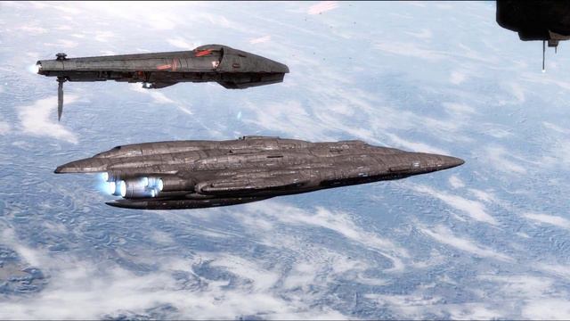 Epic Cinematic Space Battles - STAR WARS EMPIRE AT WAR REMAKE AI Battles смотреть онлайн