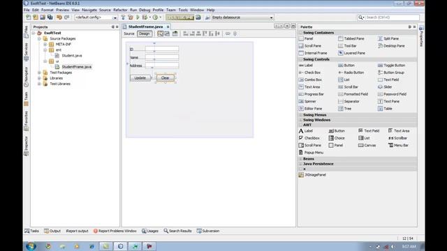 java swing DB app with nanolib Part1 Creating UI смотреть онлайн