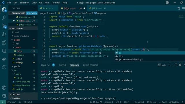 Dynamic Page Routes in Next.JS and generating them STATICALLY | How to use getStaticPaths смотреть онлайн