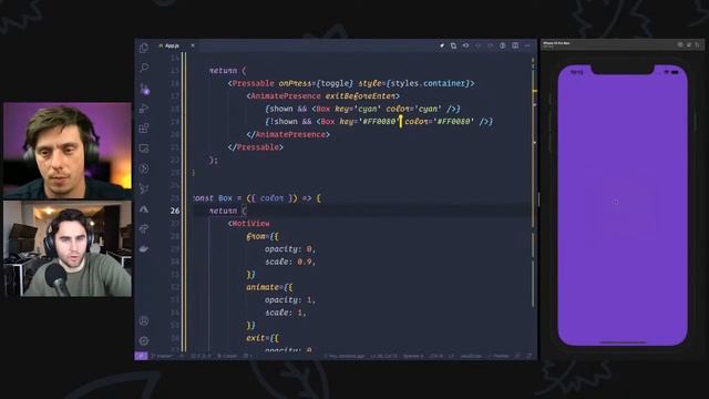 React Native Moti - the universal animation package for React Native with @FernandoTheRojo смотреть онлайн