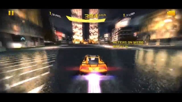 Asphalt 8, Festival Coins Cup, Tokyo Reverse, Chevrolet Corvette ZR1 Rank- 1528