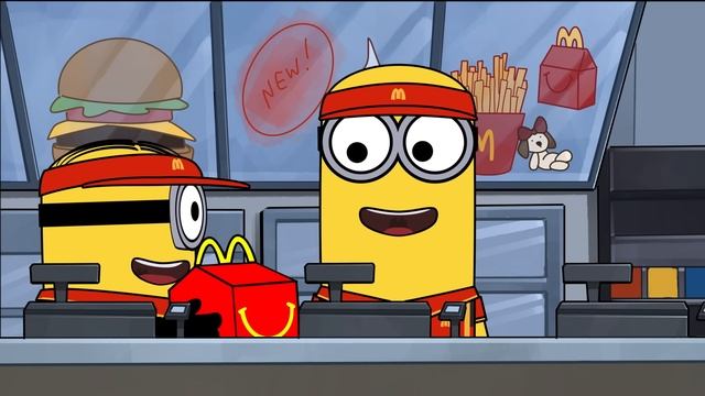 Minions Work At McDonald's
