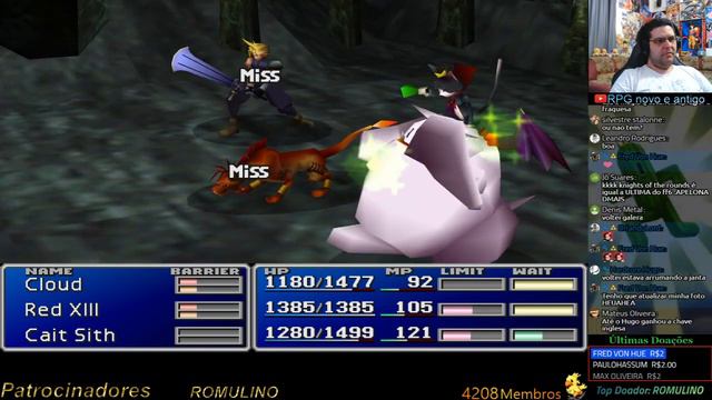 Live Final Fantasy VII PS1/STEAM #5 (antigo) смотреть онлайн