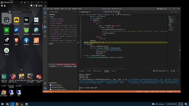 ? #Python-ADB: Thao tác nhập test từ bàn phím và file vào Devices смотреть онлайн