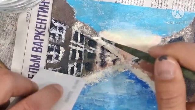 Рисуем зимний двор ❄️⛄ смотреть онлайн