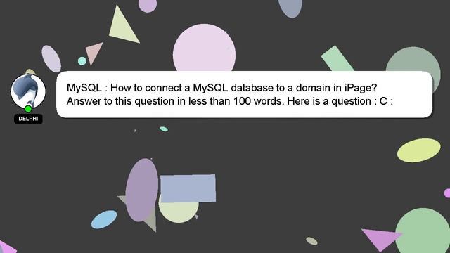 MySQL : How to connect a MySQL database to a domain in iPage? смотреть онлайн