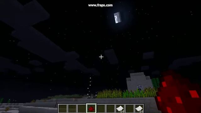 салют (фейерверк) в Minecraft (fireworks) смотреть онлайн