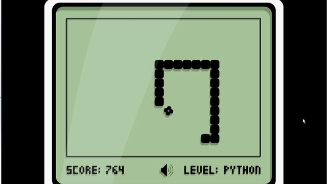 Snake Game Score:1252 смотреть онлайн