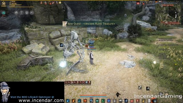 Caves and Treasures of the Ancient Ruins Treasure quest Journal of Calpheon knowledge fragment key смотреть онлайн