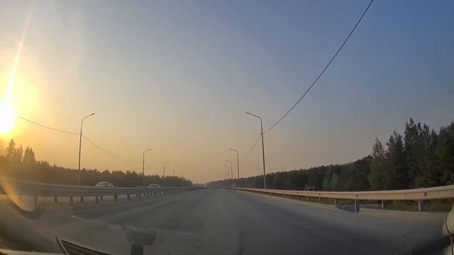Поездка на автомобиле от санатория "Ласточка" в Тюмень смотреть онлайн
