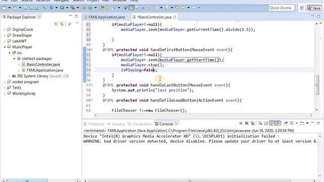 Step #2. Build a Music Player in easy steps using JAVA FX in eclipse and Javafx Scene Builder смотреть онлайн