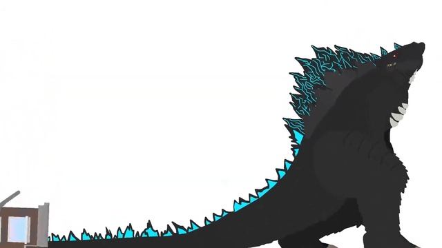 Godzilla knocks over a building test - Godzilla Stick Nodes Animation смотреть онлайн